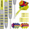 Unicorn Flair 4 Dartpfeile Set, Mehrfarbig, 23 g