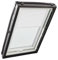 Original Roto Faltstore ZFA Faltrollo für Roto Dachfenster - Führungsschiene Weiß - Plissee für Dachfenster Baureihe Designo R4/R7 und Classic K 43/73 - Größe 114/098 | 11/09 - Stofffarbe Weiß