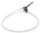 Miracles Minéraux Bracelet perle ronde facettée 2 mm / 4 mm, pierre naturelle, création artisanale française, plus de 50 choix (2 mm acier inox, pierre de lune)