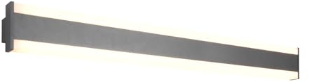Trio Leuchten LED Außen Wandleuchte Dawson 246360342, Aluminium Druckguss Anthrazit, Acryl weiß, inkl. 11 Watt LED, Farbwechsel, Breite 100cm