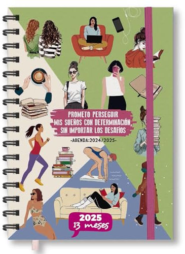 HappyMots Agenda 2025-2026 Semana Vista – Agenda Escolar 2025 2026, Diseño Inspirador, Organización Total y un Toque de Felicidad” (ÉRASE UNA VEZ UN NUEVO COMIENZO)