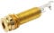 Alomejor Metal E-Gitarre Bass Jack Verbesserte Ausgangs Effizienz mit Easy Plug and Play für die Meisten E-Gitarren und Bässe (Gold)