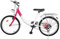 DOPBENT 20 Zoll Fahrrad für Mädchen, 6 Gang Kinderfahrrad mit Scheinwerfer und Hintere Halterung,Einstellbare Geschwindigkeit & Höhe,Hollandfahrrad Jugendrad Citybike