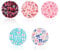 25pcs Sensor Covers for Freestyle Libre 2/3, 5 Styles Waterproof CGM Sensor Patches Sweat Proof Adhesive Glucose Monitor Patches Sensor Stickers Overpatch Tape Compatible with Libre