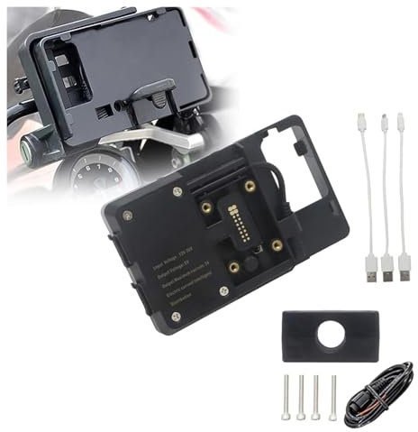 Für B&MW R1200GS R1250GS ADV Navigationshalterung Motorrad USB-Ladegerät Handyhalter Ständerhalterung Navigationshalterung Motorrad(USB 16mm Clip)