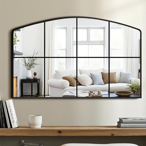 Specchio da parete, specchio da pavimento a figura intera, specchio da finestra per decorazione del soggiorno, specchio decorativo da parete, grande specchio da parete per camera da letto, corridoio,