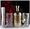 Geschenk Gold 999,9 Gin + 2 Gläser + 1 Ausgießer Totenkopf