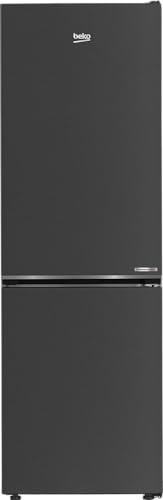 Beko B7RCNE368HXR freistehende Kühl/-Gefrierkombination, 316 l Nettovolumen, 210 l Kühlen, 106 l Gefrieren, NoFrost, AeroFlow, HarvestFresh, MultiZone, 3 Gefrierschubladen, Dark Inox