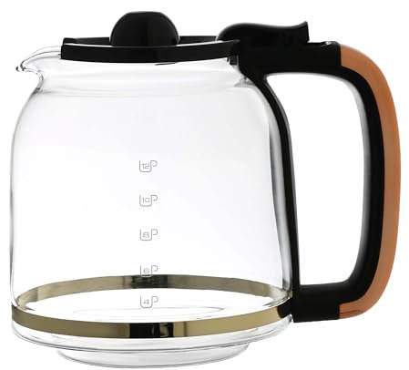 Masterpart Coffee Machine Glass Carafe Jug to Fit Morphy Richards 162030 Coffee Maker Machines