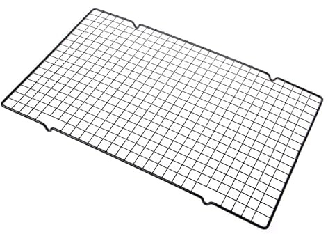 ZGHQHCDRH Griglia for Barbecue Quadrata con Rivestimento Antiaderente Griglia for Barbecue Nera da Forno