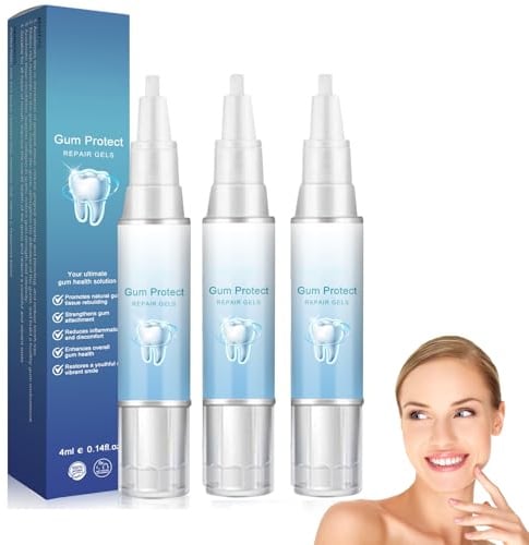 Gum Protect Repair Gels,3 Stück Mullend Teeth Repair Gel,Zahnfleisch-Reparatur Gel,Zahnweiss Bleaching Anwendungen,Reinigt das Zahnfleisch Effektiv,Sorgt für Frischen Atem und Schützt die Zähne