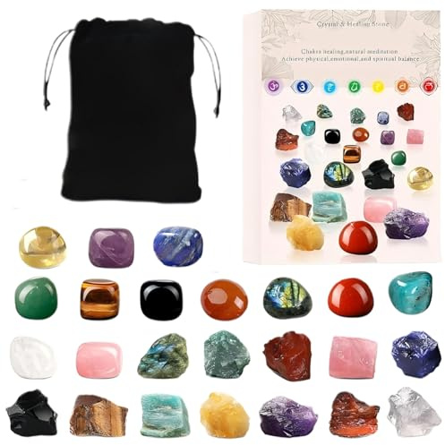 Weihnachtskalender, Countdown, 24 Tage, Meditationskristall, 2025 Adventskalender, für Damen, Herren, , Mädchen, Yoga, Geburtstag, Heimdekoration, , Anfänger