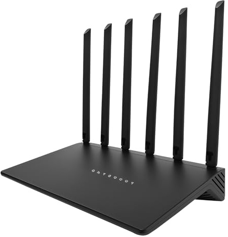 venloria wifi router, AX3000 WiFi 6 Router Dual Band Wireless Router with 6 High-Gain Antennas, 3 Gigabit LAN Ports, OFDMA MU-MIMO, Mesh WiFi Router for Streaming Gaming Smart Home