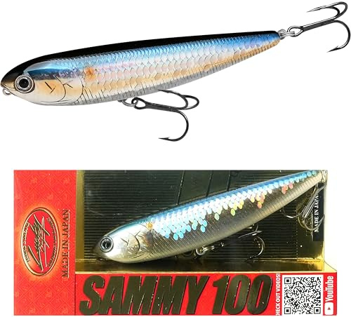 LUCKY CRAFT Sammy 100 Topwater Walking The Dog Action Süßwassersee, Barsch, Angelköder