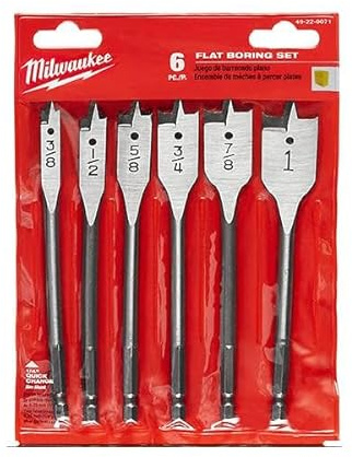 Milwaukee 49-22-0071 Spade Wood Boring Bit Set