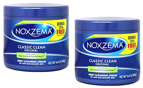 Noxzema NOXZEMA Deep Cleansing Cream 12 Ounce Pk2
