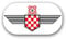 Aufkleber/Sticker 15 Kroat JG52 Jagdgeschwader Luftwaffe Kroatien 13x7cm A1777