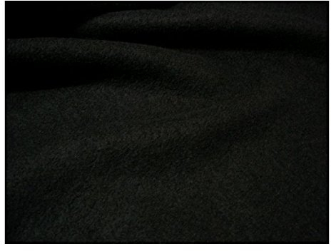 Fabrics-City Schwarz Schurwolle Walkstoffe zum nähen Wollstoff Mittelalter Walkloden Wollwalk Winterstoff gekochte Wolle Stoff für Jacken Mäntel & Kostüme, robuste Wollwalkstoffe diy, warm, 2446
