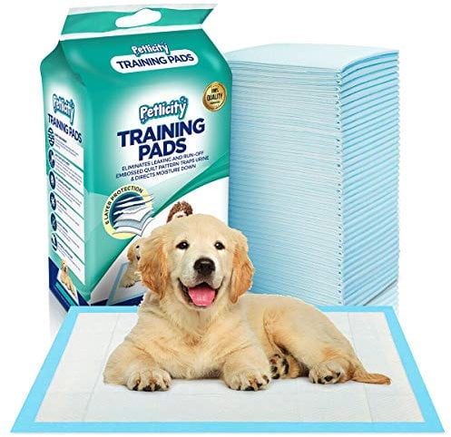 FiNeWaY@ SUPER ABSORBENT PUPPY TRAINER TRAINING PADS TOILET PEE WEE MATS DOG CAT (SMALL (60 X 45CM), PACK OF 50)