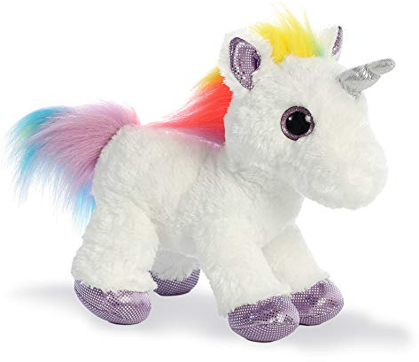 Aurora World 60857 Sparkle Tales Drachen Dazzle Einhorn Plüsch, Mehrfarbig, 30.5 cm