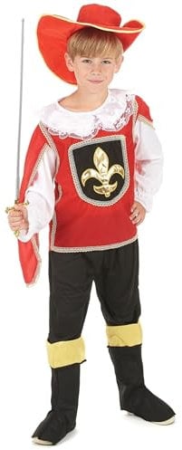 DEGUISE TOI Musketier-Kostüm Jungen - Rot