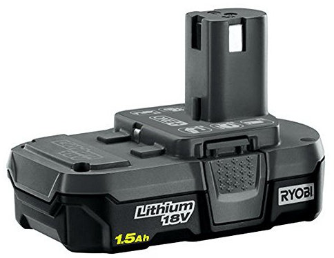 Ryobi Batterie lithium-ion compacte 18 V ONE+ 1,5 Ah