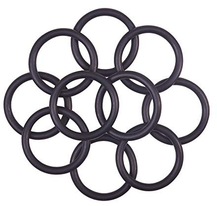 Othmro Gummi-O-Ringe, Nitrilkautschuk-Unterlegscheiben, Dichtungsring, 35 mm Außendurchmesser, 27 mm Innendurchmesser, 4 mm Breite, Dichtungsdichtung für Wasserhähne, Sanitärarbeiten, 10 Stück