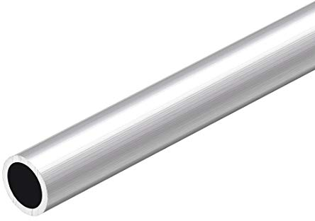sourcing map 6063 Aluminium Rohr 300mm Länge Aluplatte Rundrohre, Aluminium Rundrohr 13mm Außendurchmesser Aluprofil Rohre, Alurohr 10mm Innendurchmesser Metallrohr