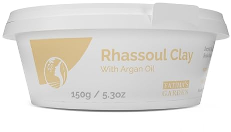 Fatima's Garden Ghassoul mit Argan & Eukalyptus - Detox & Weichmacher, 150g