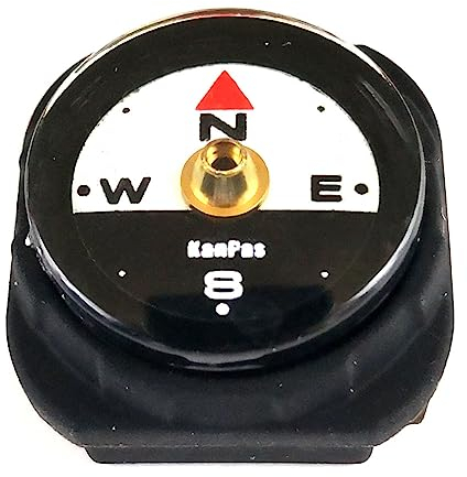 KanPas Mini-Leuchtknopf-Kompass für Uhrenarmband, Schlüsselband (A-20)
