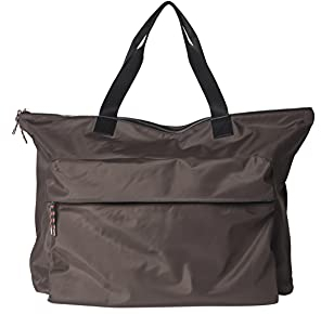 Becksöndergaard Tasche Tania Bag (Morel) - Shopper Damen Braun aus recyceltem Polyester mit Reißverschluss - 42 x 52 cm