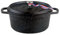 Kamberg - 0008194 - Casseruola Ø 20 cm rotonda nera - ghisa di alluminio - Rivestimento pietra - Tutti i piani cottura inclusa induzione - Senza PFOA