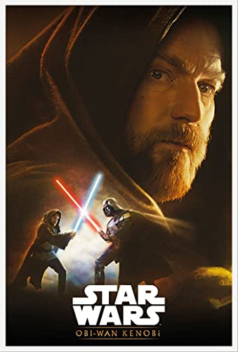 empireposter Star Wars - Poster - Obi-Wan Kenobi - Hope + Wechselrahmen, Shinsuke® Maxi Kunststoff weiss, Acryl-Scheibe