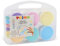PRIMO – Malkoffer für Kinder ab 2 Jahren, Kleinkindalter, Fingermalfarben 100g mit 6 Pastellfarben für Papier, Glas, Schreibwaren und Kreative Arbeiten, Dermatologisch Getestet
