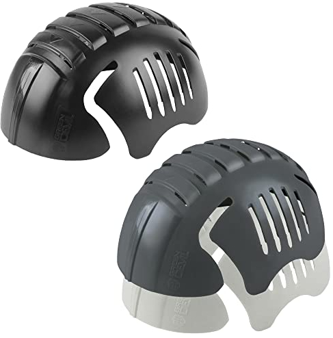 GREEN DEVIL Universal Safety Bump Cap Insert Hard Shell ABS Hartschale Atmungsaktiv Leicht Anti-Schock Passt in Jeden Baseballhut Oder Hardhats für Bequemen Kopfschutz(Schwarz+Grau+Weiß)