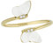 FOSSIL Damen Ringe aus Edelstahl offen, 6, Ernte-Gold
