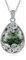 YAFEINI 925 Sterling Silber Moosachat Kette Halskette Filigraner Träne Anhänger Moosachat Schmuck für Damen Mädchen (P-Moosachat Filigrane Halskette)