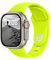 ELETTRONEO SB Correa Deportiva para Apple Watch Ultra 2 49mm, Series 10 46mm, 9 8 7 45mm 41mm, SE 6 5 4 44mm 40mm, 3 2 1 42mm 38mm Pulsera Strap, Amarillo Fluorescente