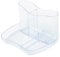 Deflecto Kaddymaster Pen Pot & Desk Tidy Crystal - Pen Holder For Desk Organiser - All-in-One Pen Pots For Desk Tidy Organiser Set - Pencil Pot For Office Desk Accessories - Stationery Pencil Holder