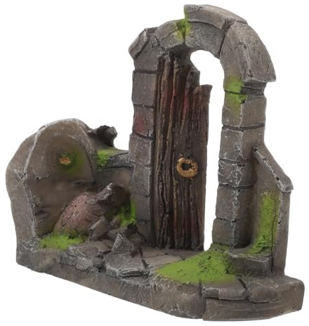 Ipetboom Kunstharz Aquarium Dekoration Bogen Ornament Unterwassergebäude Versteck Fischbecken Zubehör Für Aquarien Und Schreibtisch