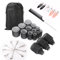 Lockenwickler locken Set, 50 Stück/Packung, Lockenwickel Klett-Rollen für das Haar, umweltfreundliches Nylon-Material, 4 Größen für verschiedene Locken, perfekt für Styling und Volumen 60 45 36 25 mm
