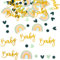 JIYIN 100 Stück Babyparty Deko Konfetti, Babyparty Konfetti, Baby Shower Deko Konfetti, Regenbogen Streudeko, Tischdeko für Baby Shower, Baby Dusche Zubehör, Tischdekoration für Mädchen und Jungen