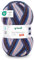 Gründl Wolle Big Mamma Print - XXL Wolle zum Stricken mit Farbverlauf - Weich und hautfreundlich - 100% Polyacryl - 1 Knäuel 400 g / 1040 m - Nadelstärke 3,5-4,5 - jeansblau-haselnuss-greige