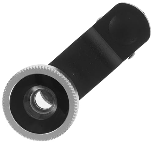 Handy Kameraobjektiv 3-in-1 Geschenkideen Fisheye Superweitwinkel Makro | Silber, Aluminiumlegierung und Glas, Clip On mit 52mm Anschluss, für Tablette Kameras
