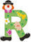 Trudi 81754 - Buchstabe Clown R, Sortiert