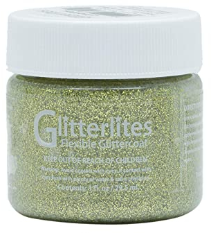 Angelus della Vernice Glitterlites 1 Oz Limelite