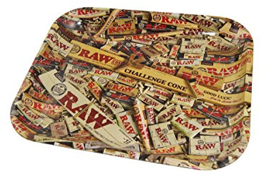 RAW Tray Mixed Products Large Drehtablett Metall 3 Trays