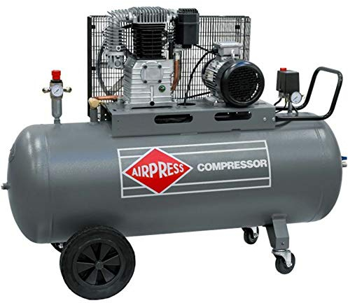 Airpress® ölgeschmierter Druckluft-Kompressor 5,5 PS / 4 kW 11 bar 270 Liter Kessel 400 Volt) großer Kolben-Kompressor HK 650-270