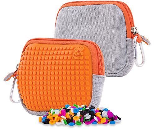 PIXIE CREW Universal-Schutztasche für Kamera, Grau/Orange