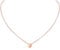 ChicSilver Rosegold Kette für Damen Frauen, Halskette mit Kleiner Rundanhänger, Minimalisitischer Schmuck für Freundin Ehefrau Tochter